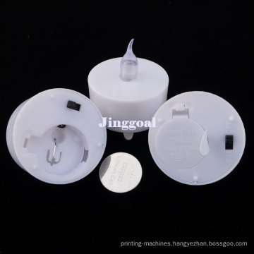 Flameless 2032 Battery Operated Electric LED Tea Light Candle